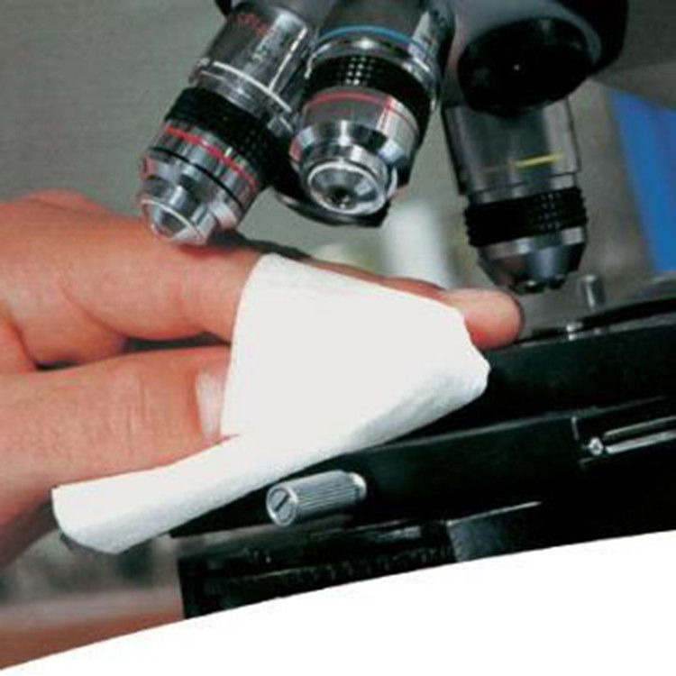 4Inch Highly Absorbent 195 G/Gsm Microfiber Cleanroom Wiper For Electronic Workshop