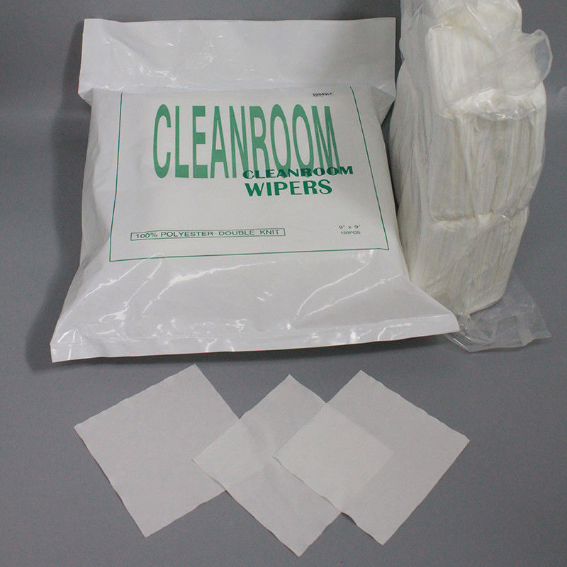 Industrial Lcd Screen Cleanroom Polyester Wipes 4x4 For Lab Cleaning