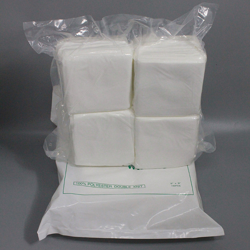 Industrial Lcd Screen Cleanroom Polyester Wipes 4x4 For Lab Cleaning