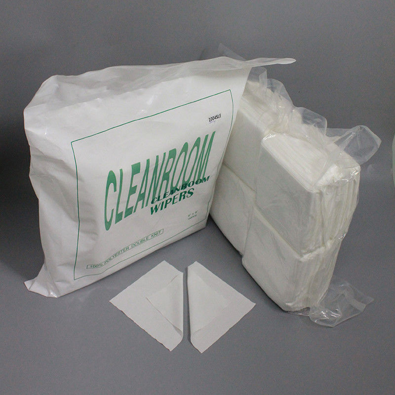 Industrial Lcd Screen Cleanroom Polyester Wipes 4x4 For Lab Cleaning