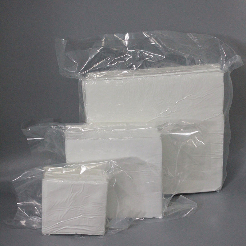 4Inch Highly Absorbent 195 G/Gsm Microfiber Cleanroom Wiper For Electronic Workshop