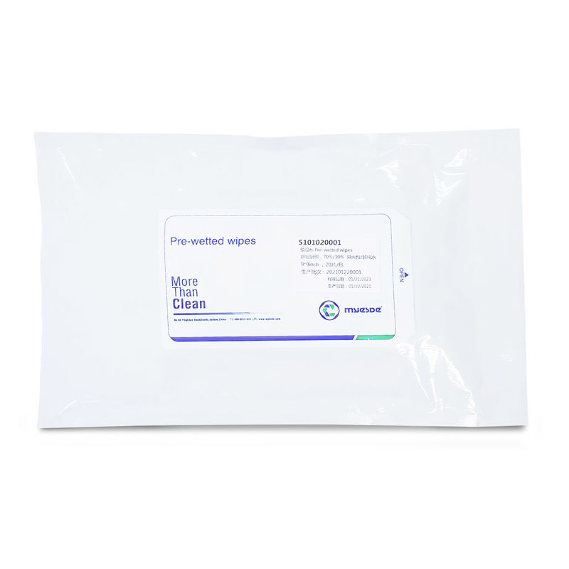 Microfiber Industrial IPA Clean Room Wipes 20x20cm Saturated Wipes