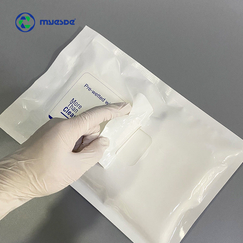 Microfiber Industrial IPA Clean Room Wipes 20x20cm Saturated Wipes