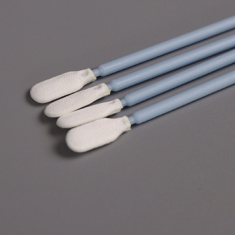 Disposable Plastic Handle Tip Cleaning Swabs Industrial Spun Polyester Swab For Electronics