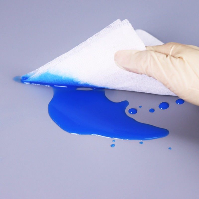 Lint Free Polyester Nonwoven Cleanroom Wipes 35gsm Polyester Wiper