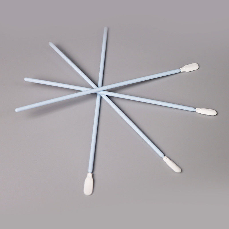 Double Layer Polyester Tipped Swabs Industrial Disposable Cleanroom Cotton Buds For Electronics