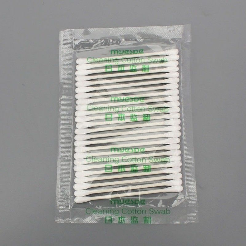 Lint Free Long Fiber Industrial Cleanroom Swabs Absorbent Makeup Cotton Buds