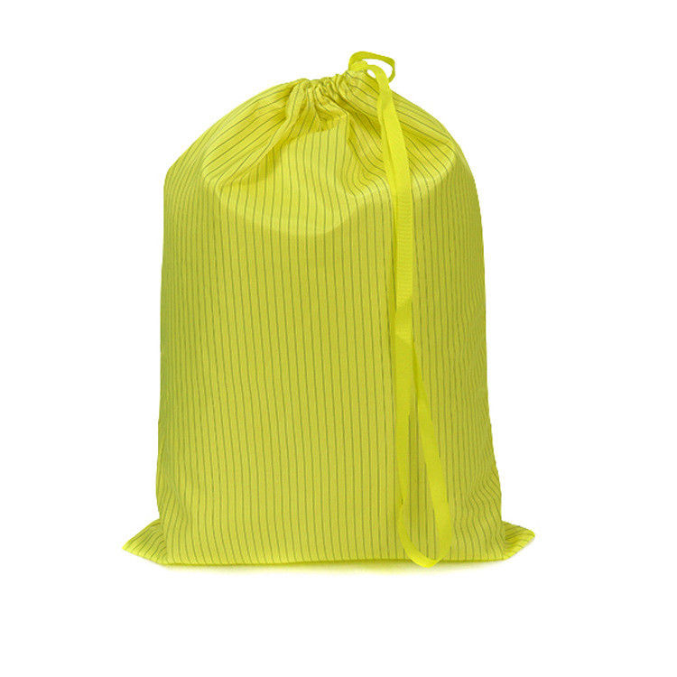 98%polyester +2%Conductive ESD Antistatic Polyester Drawstring Anti Static Cleanroom Bag
