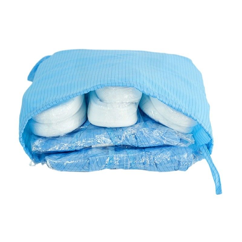98%polyester +2%Conductive ESD Antistatic Polyester Drawstring Anti Static Cleanroom Bag