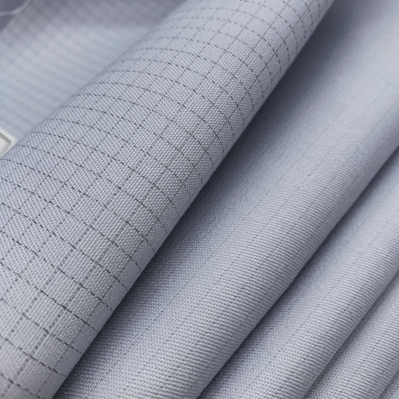 Twill Stripe Style Antistatic ESD Fabrics For Industry Clothing