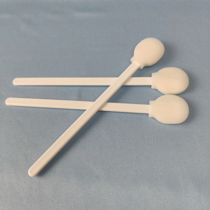 Lint Free ESD Round Lollipop Sponge Tip Cleanroom Foam Swab For Industrial Use