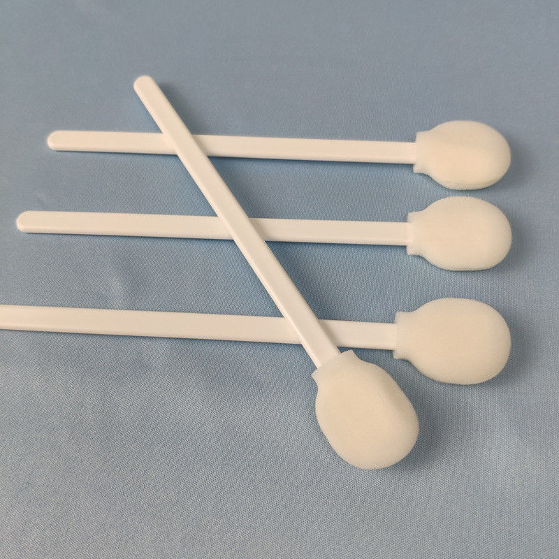 Lint Free ESD Round Lollipop Sponge Tip Cleanroom Foam Swab For Industrial Use