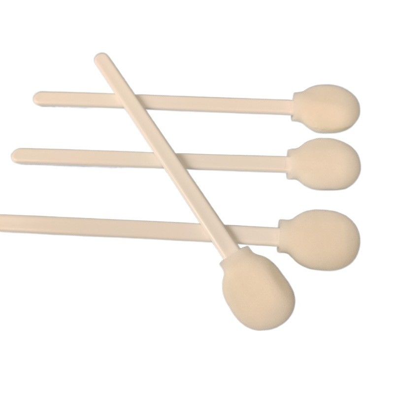 Solvent Cleaning Round Cleanroom Swabs FS708 100ppi Foam Tipped Swabs