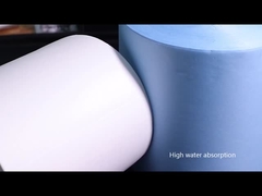 500pcs o absorvente poli seco viscoso industrial do óleo da celulose das limpezas 25x37cm limpa o rolo de papel